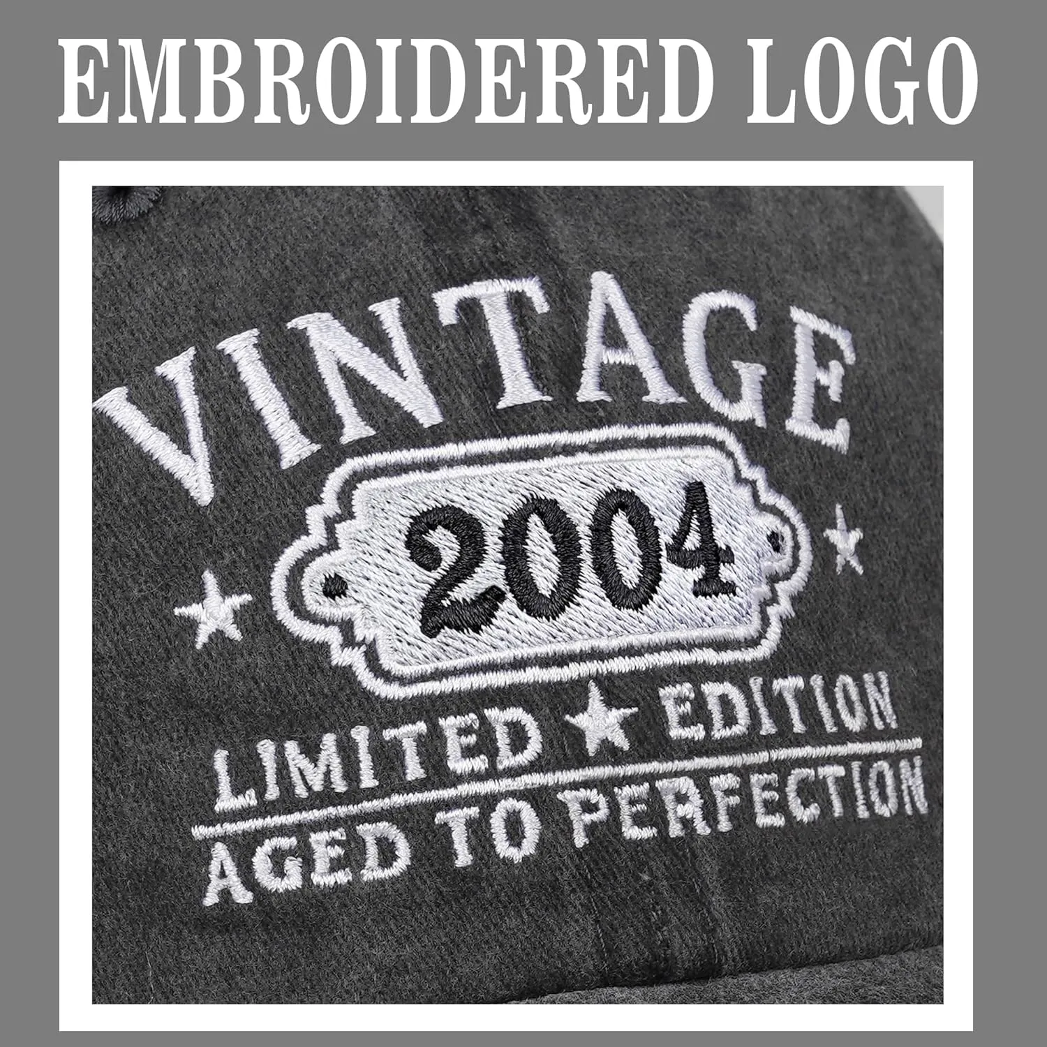 21st Birthday Gifts for Her Him Vintage 2004 Hats Turning 21 Gift Ideas for Men Women Black Hat