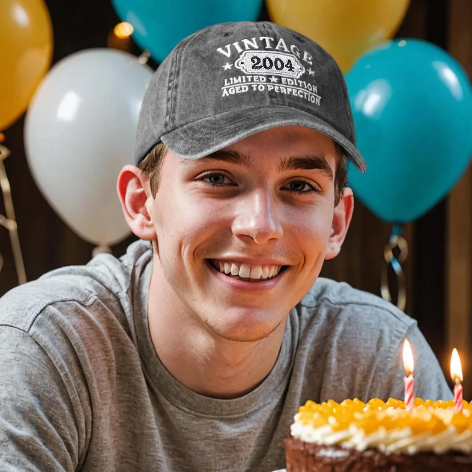21st Birthday Gifts for Her Him Vintage 2004 Hats Turning 21 Gift Ideas for Men Women Black Hat
