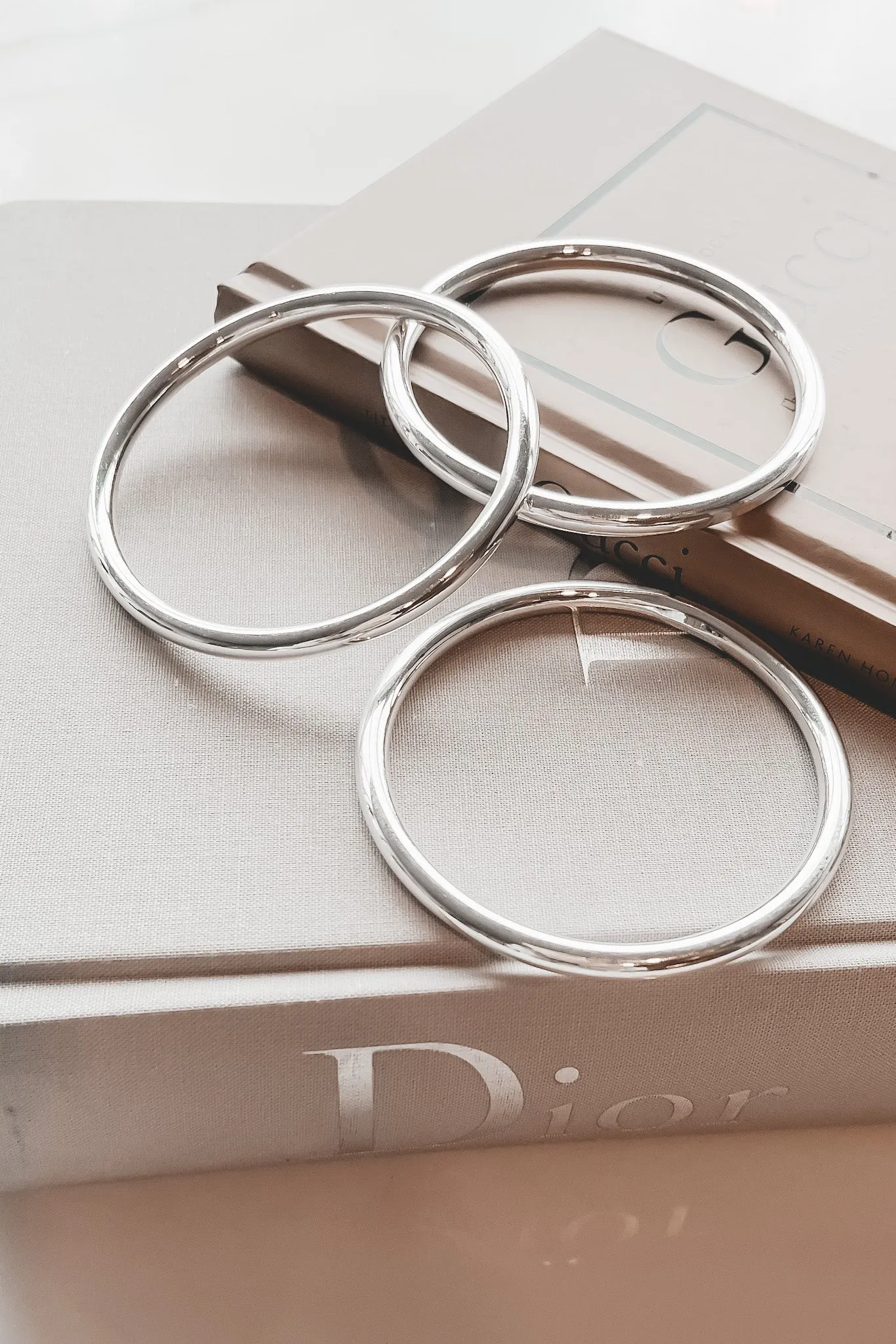 A Little Shy Set Of Three Bangle Braclelets