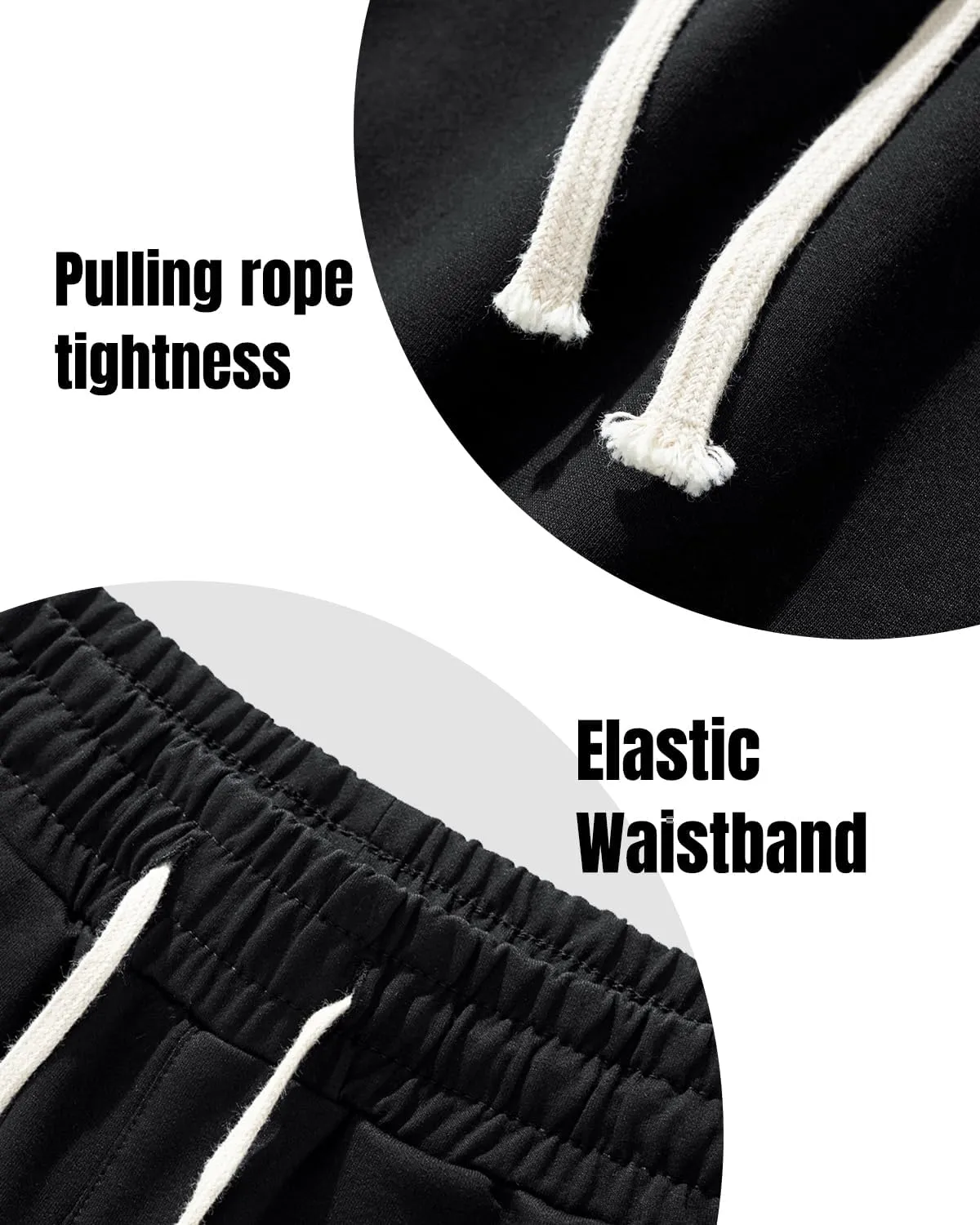 AIMPACT Mens Athletic Gym Shorts 5/5.5 Inch Cotton Casual Shorts Elastic Waist Joggers Sports Sweat Shorts with Pockets