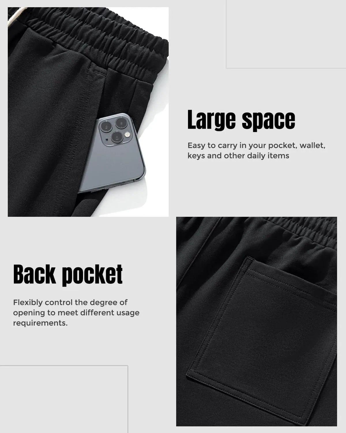 AIMPACT Mens Athletic Gym Shorts 5/5.5 Inch Cotton Casual Shorts Elastic Waist Joggers Sports Sweat Shorts with Pockets