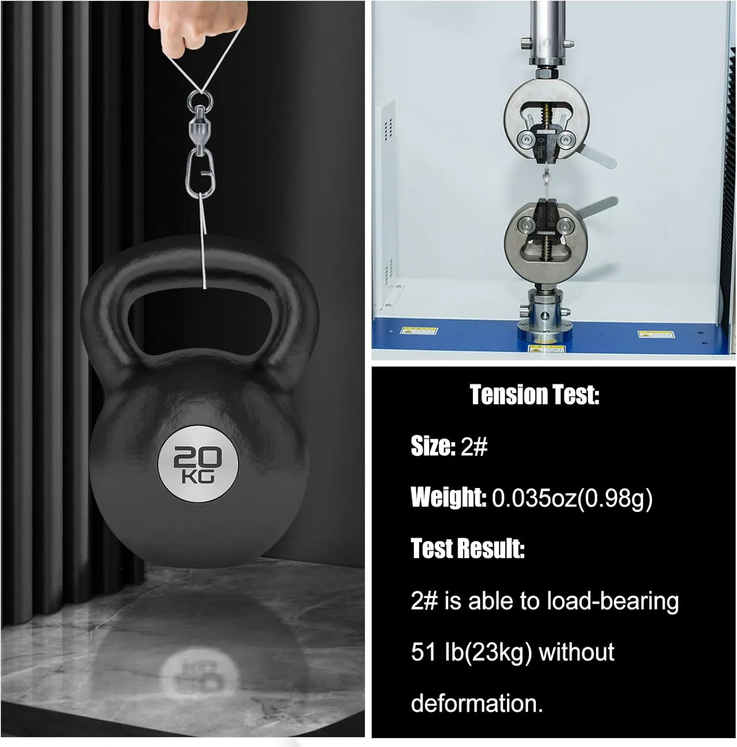 Ball Bearing Swivel with Oval Split Rings - 25pcs Snap Swivels Fishing Tackle Saltwater Freshwater