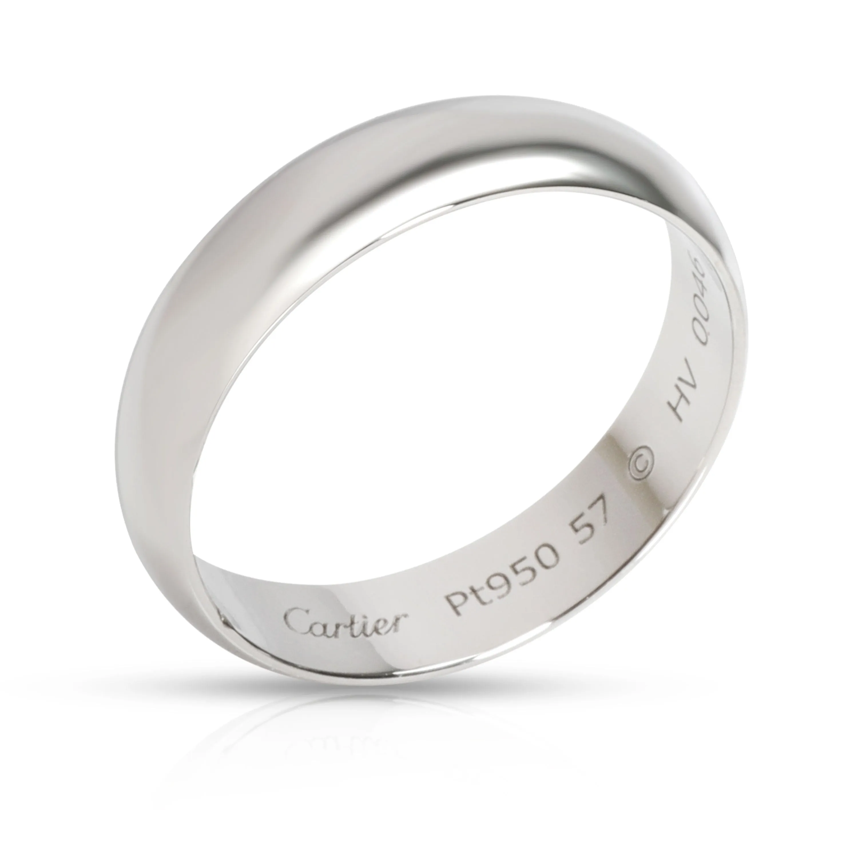Cartier 1895 Wedding Band in Platinum 5mm