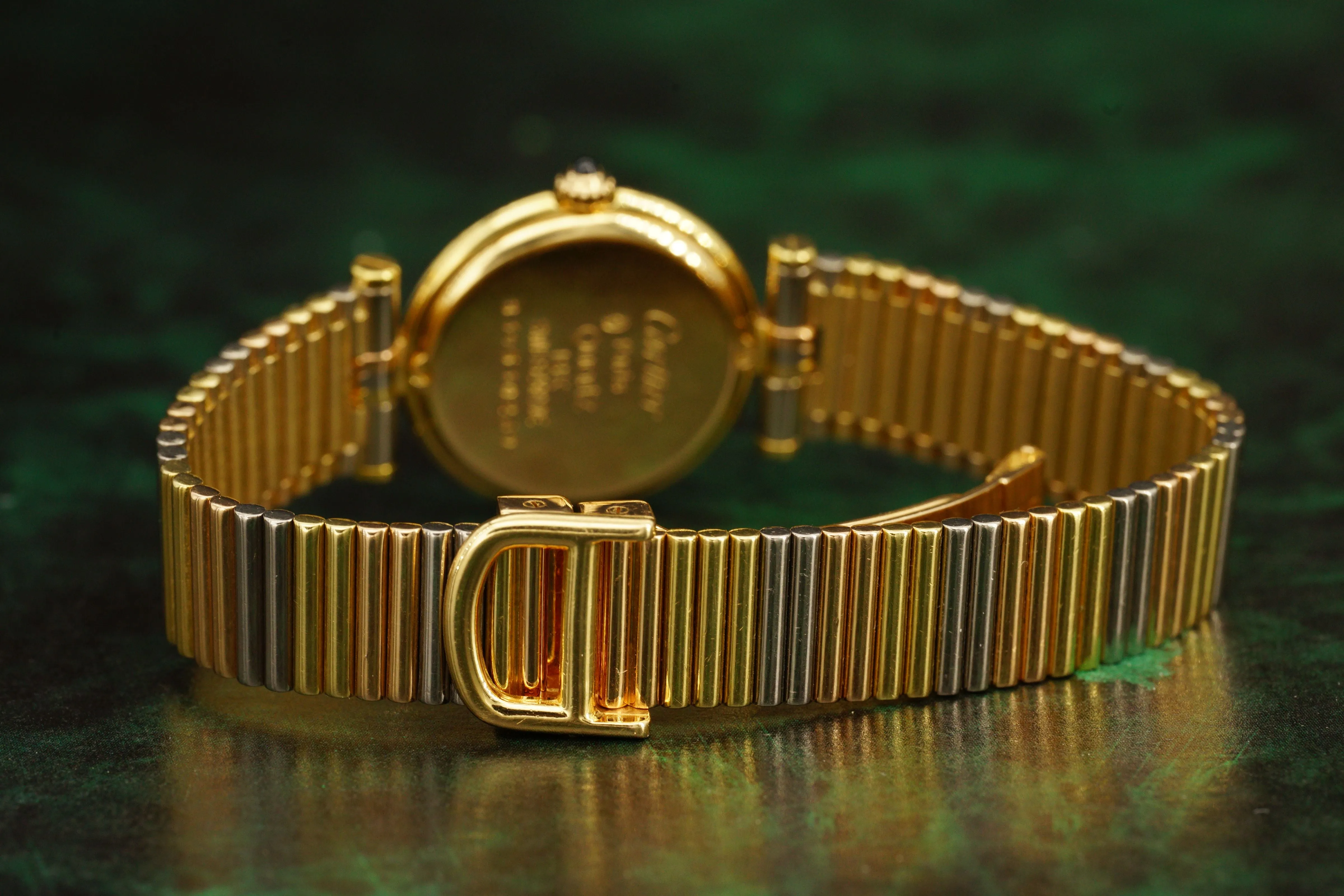Cartier Lady VENDOME Datum | Trinity | Tricolor | mit Goldband