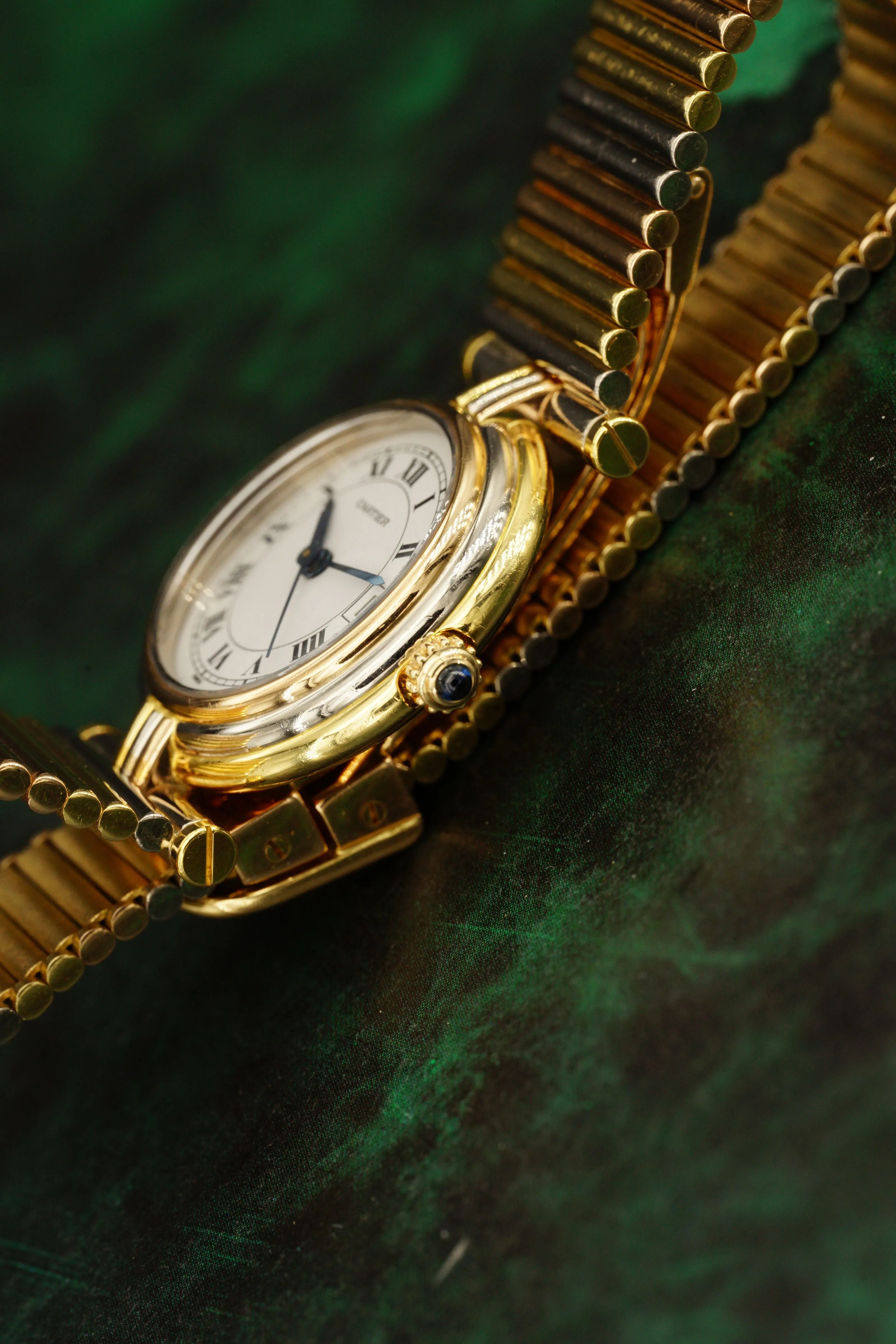 Cartier Lady VENDOME Datum | Trinity | Tricolor | mit Goldband