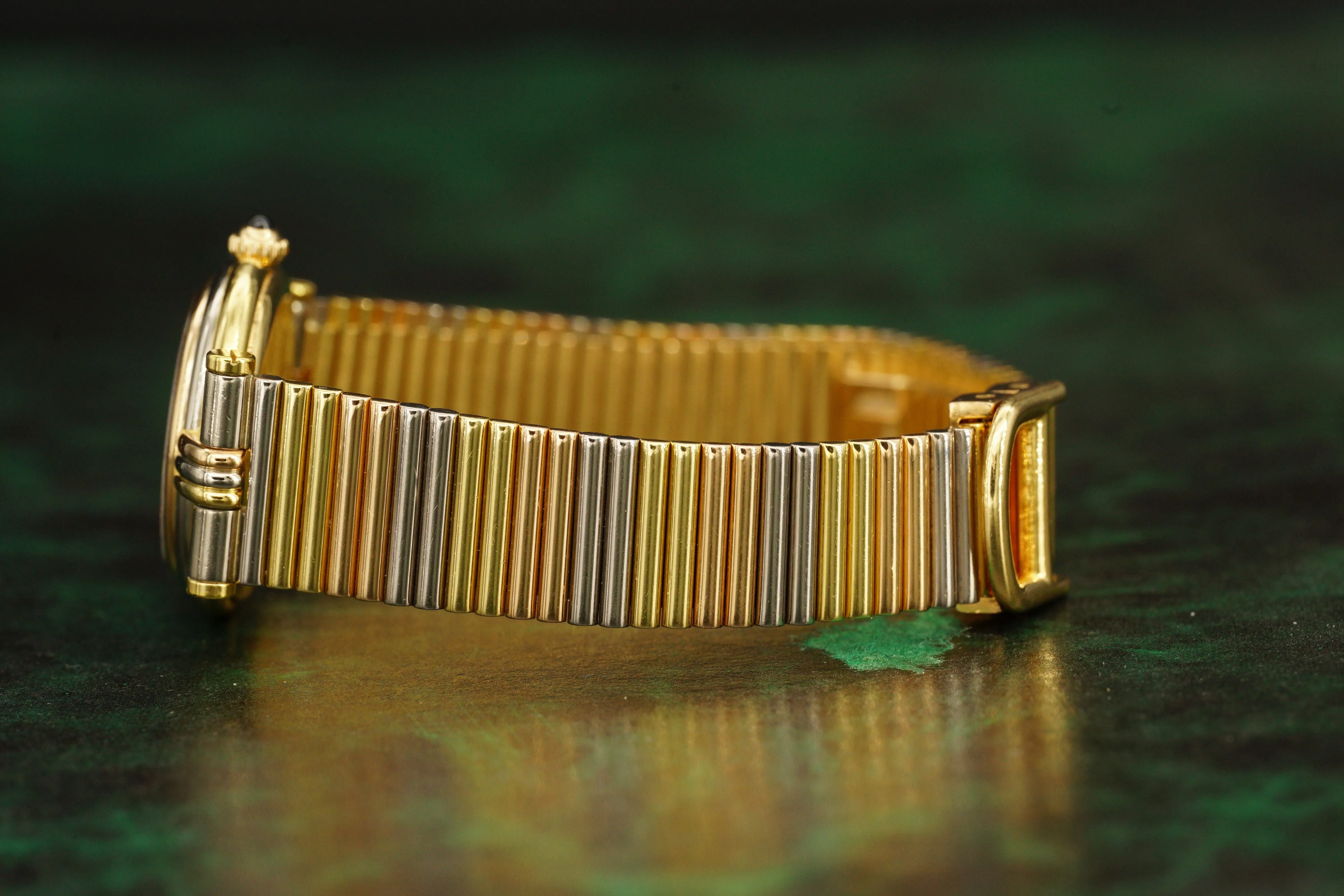 Cartier Lady VENDOME Datum | Trinity | Tricolor | mit Goldband