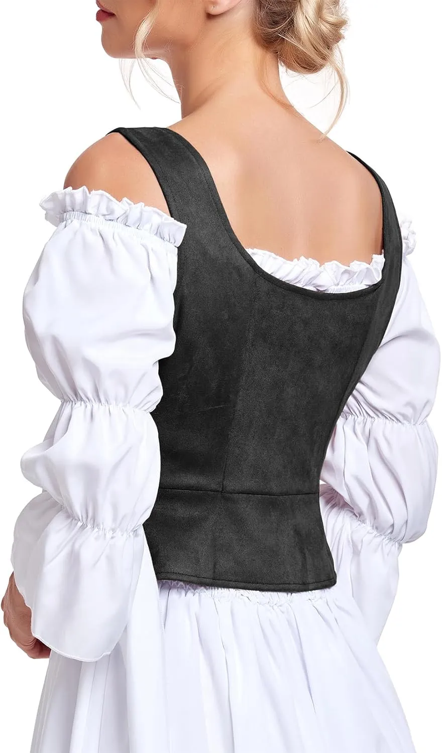 Century Star Renaissance Corset Costume Women Pirate Medieval Viking Floral Top Ren Faire Vest Victorian Plus Size Bodice