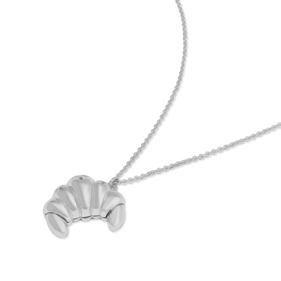Croissant Silver Necklace