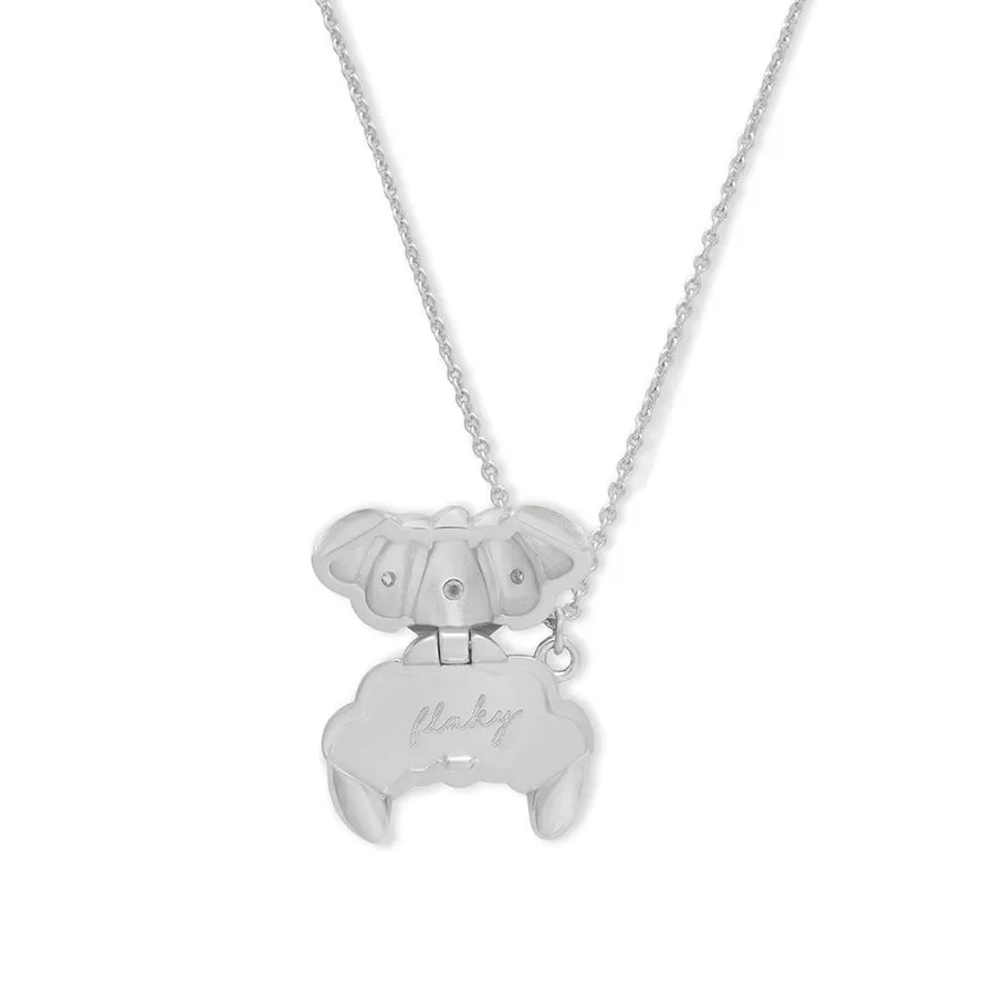 Croissant Silver Necklace
