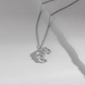 Croissant Silver Necklace