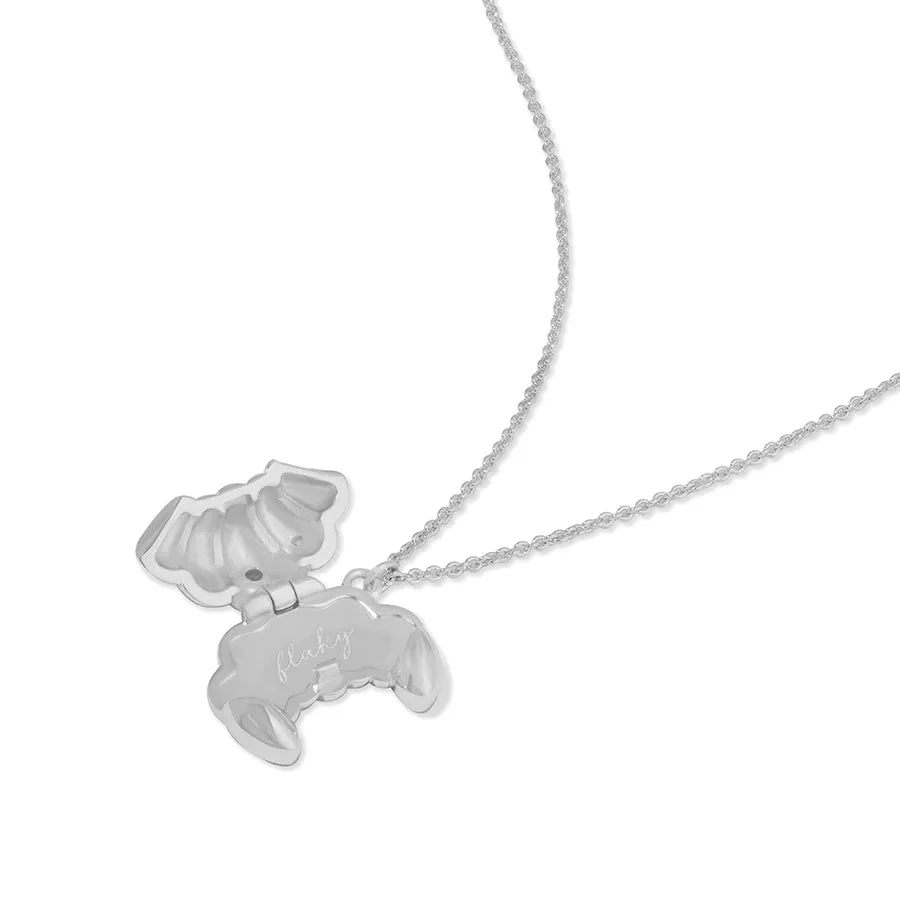 Croissant Silver Necklace