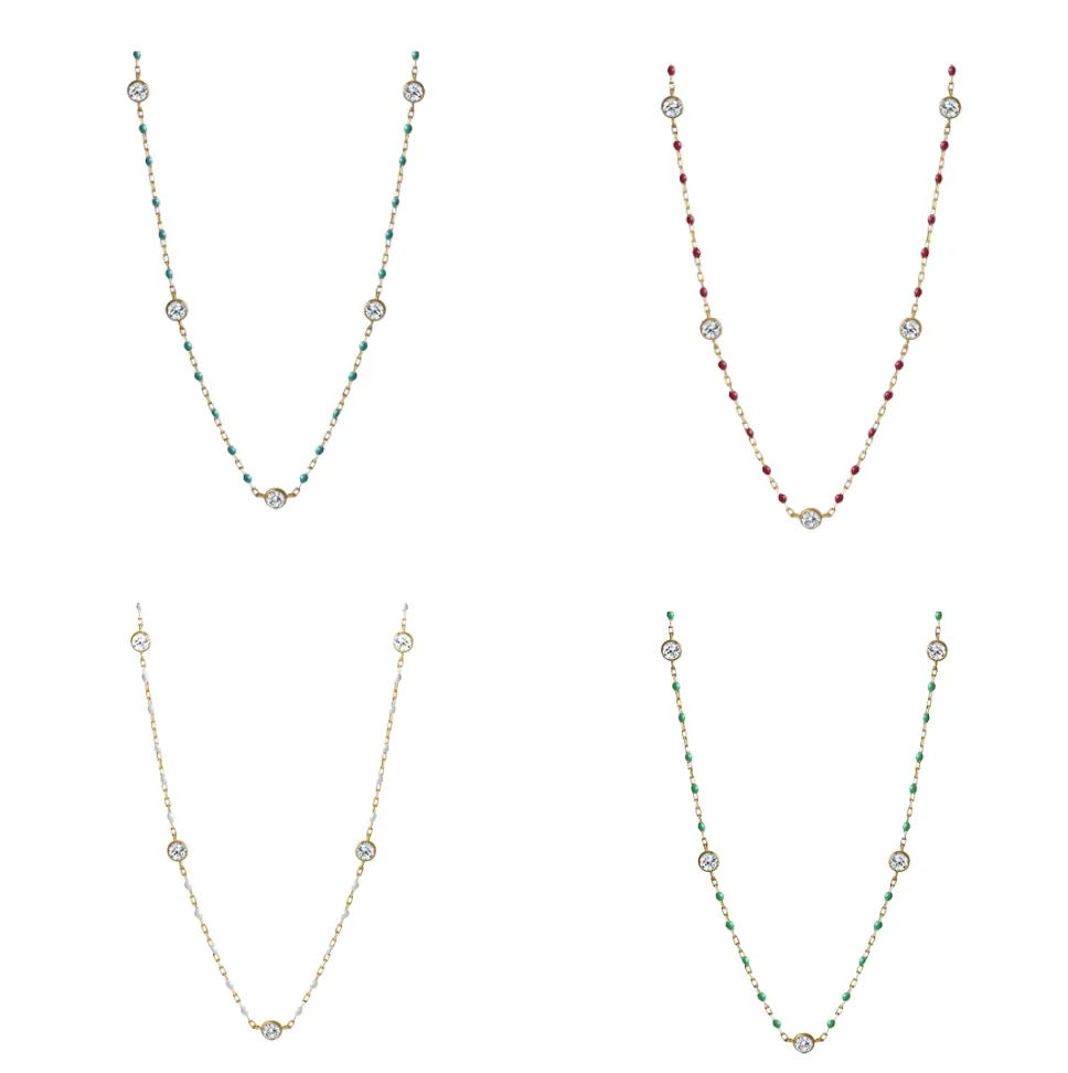 Crystal Necklace - 4 Colours