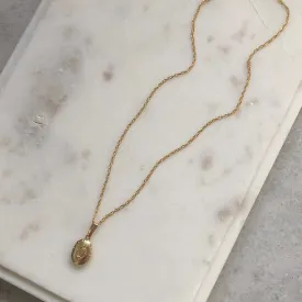 Elaine Locket Necklace Mogano