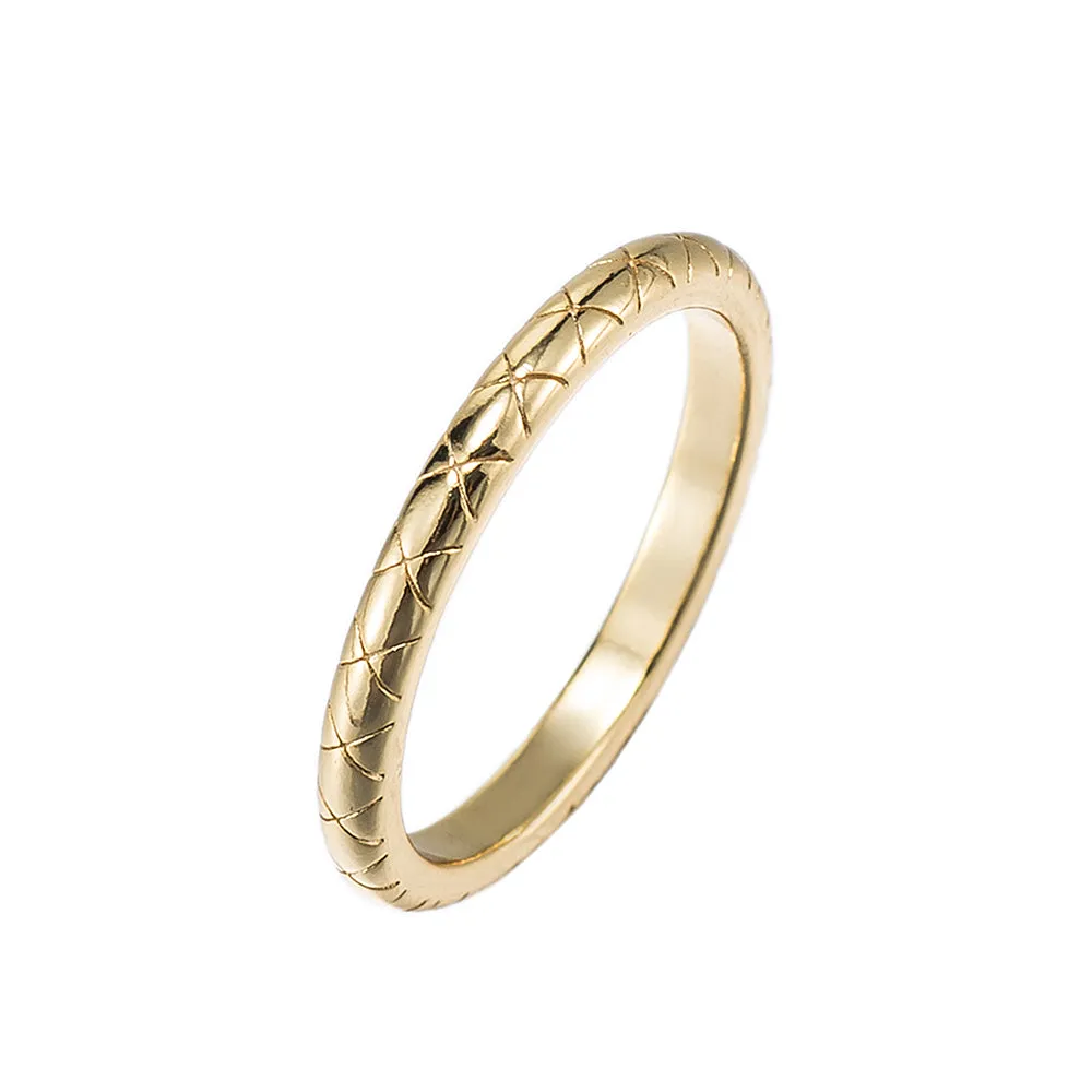 Engraved Band Ring