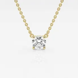 Ethereal 1ct Round Necklace