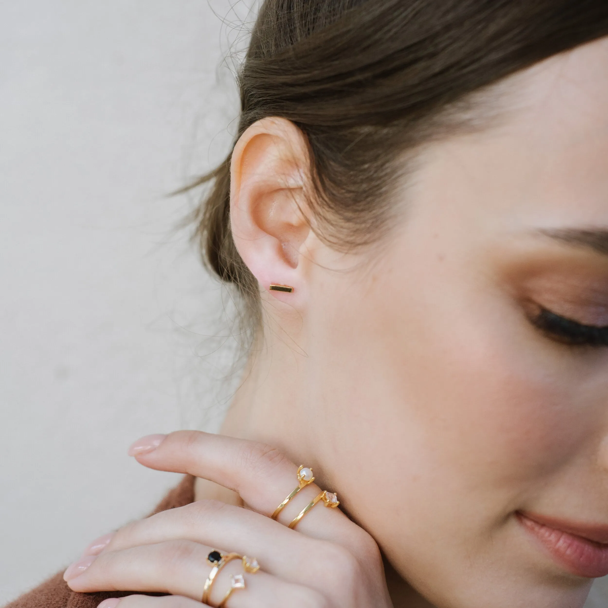 Frankie Earrings - Gold & Silver