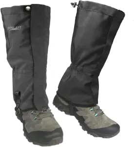 Frelaxy Leg Gaiters Ultra HIGH-Performance Hunting Gaiters, 100% Waterproof Hiking Gaiters with Upgraded Rubber Foot Strap, Adjustable Snow Boot Gaiters