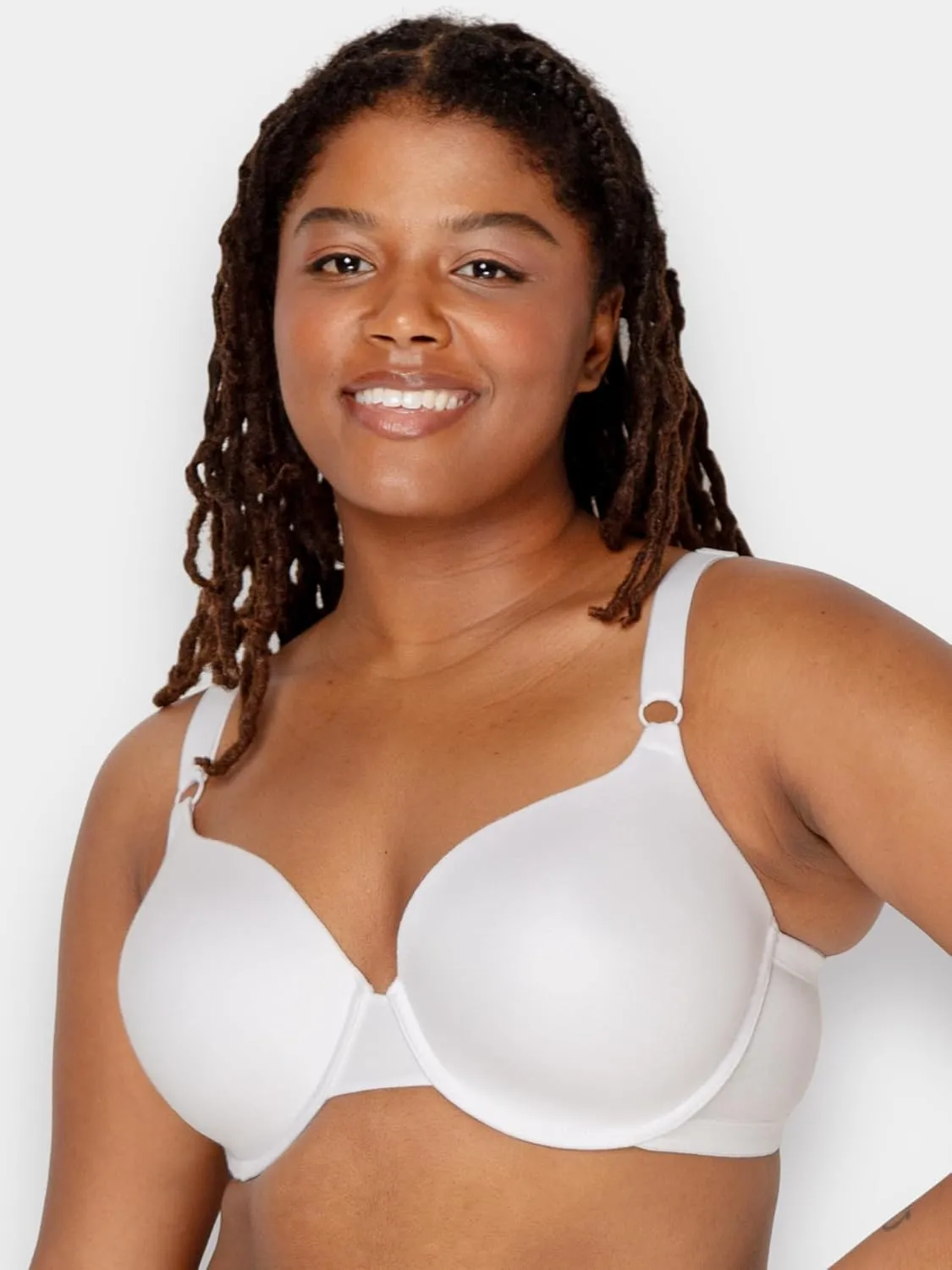 Fruit of the Loom Women's Smooth Cotton T-Shirt Bra Pack - Ultra-Soft, Flexible, and Invisible Under Tees