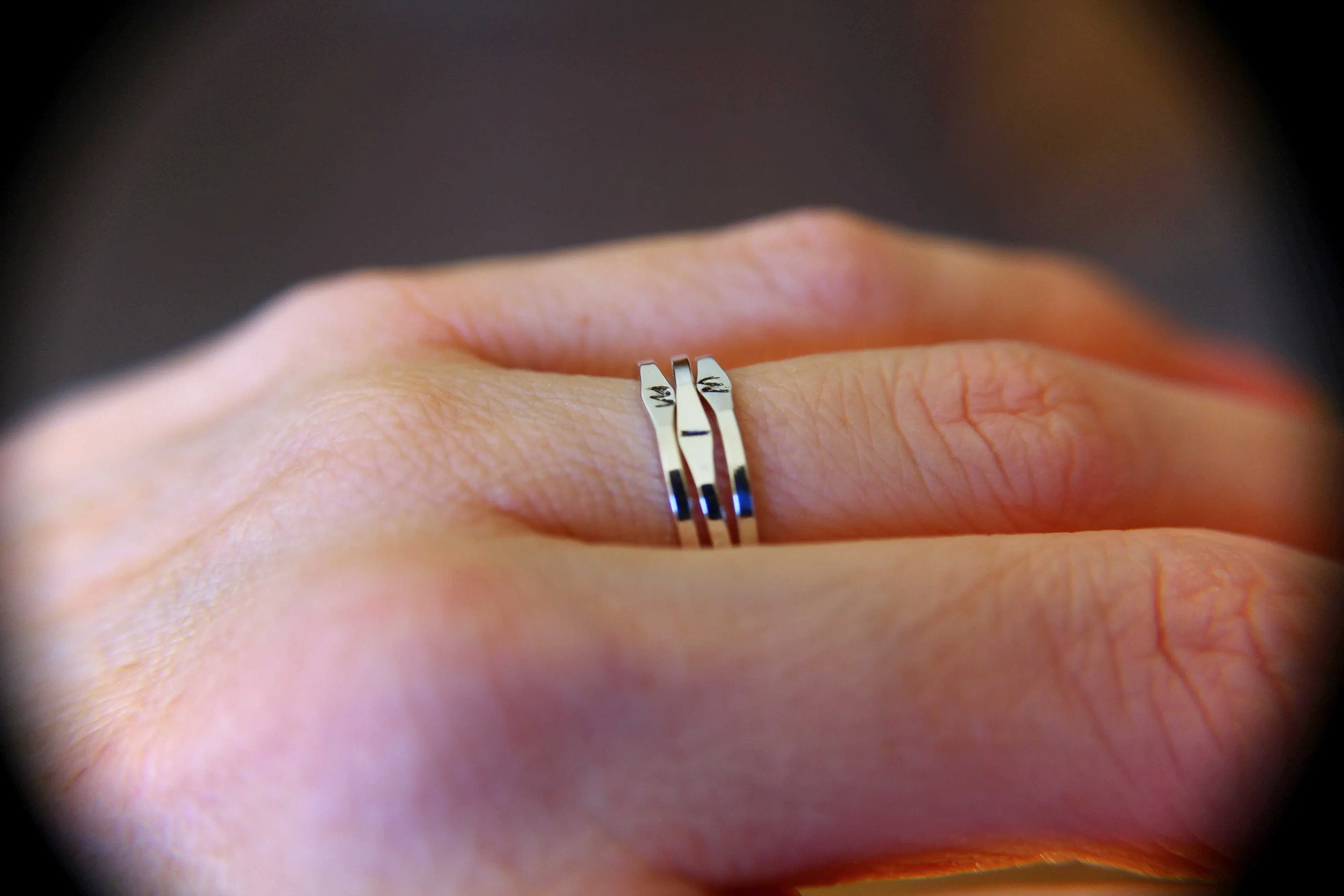 Initial Ring, Personalized Stacking Ring, Personalized Ring, Stacking Ring, Letter Ring, Mothers Ring, Letter or Number Ring, Name Ring,Gift