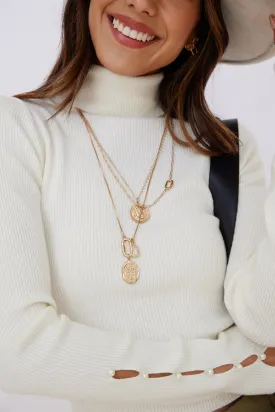 Judy Double Chain Layered Necklace