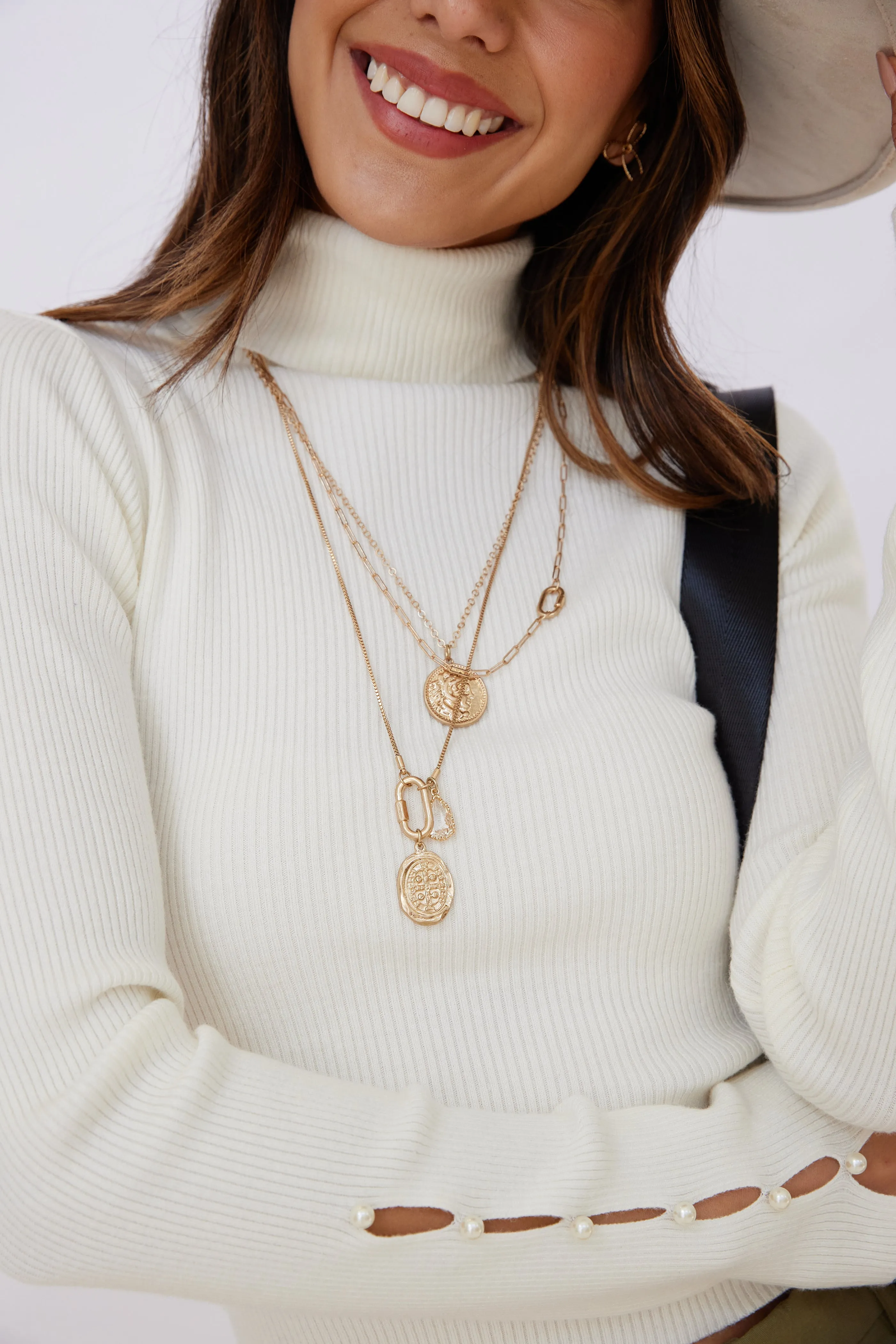 Judy Double Chain Layered Necklace