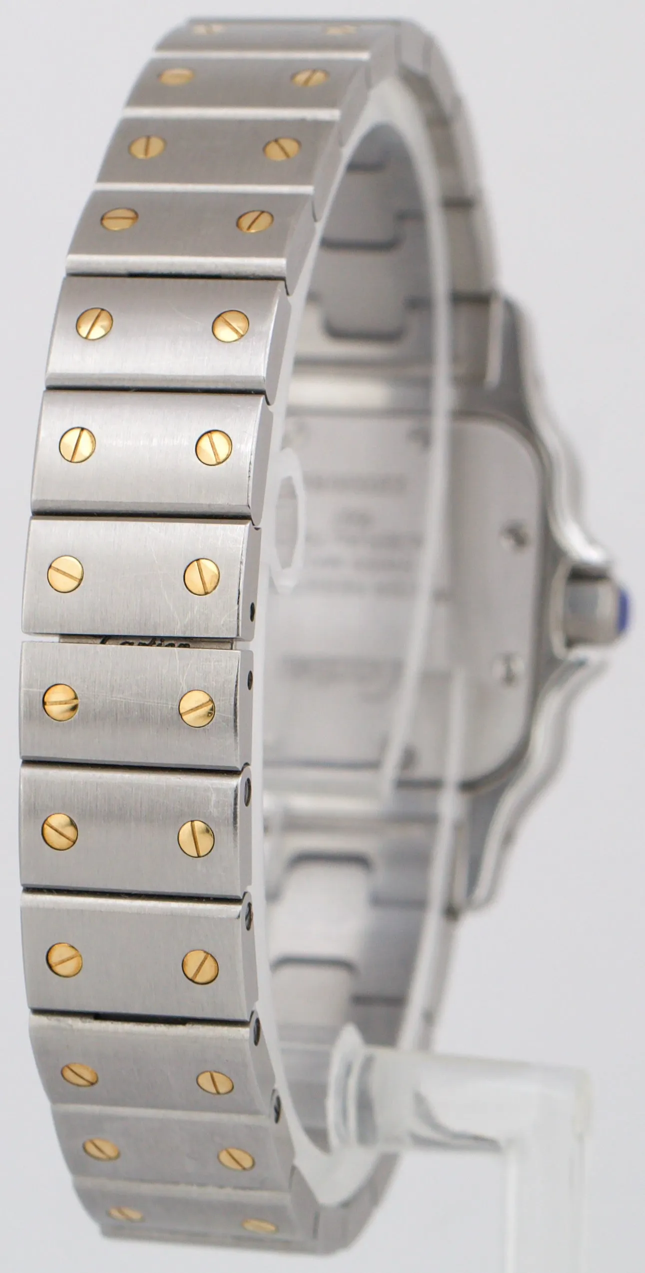 Ladies Cartier Santos Galbee 24mm Quartz Two-Tone 18K Gold Stainless Watch 1567