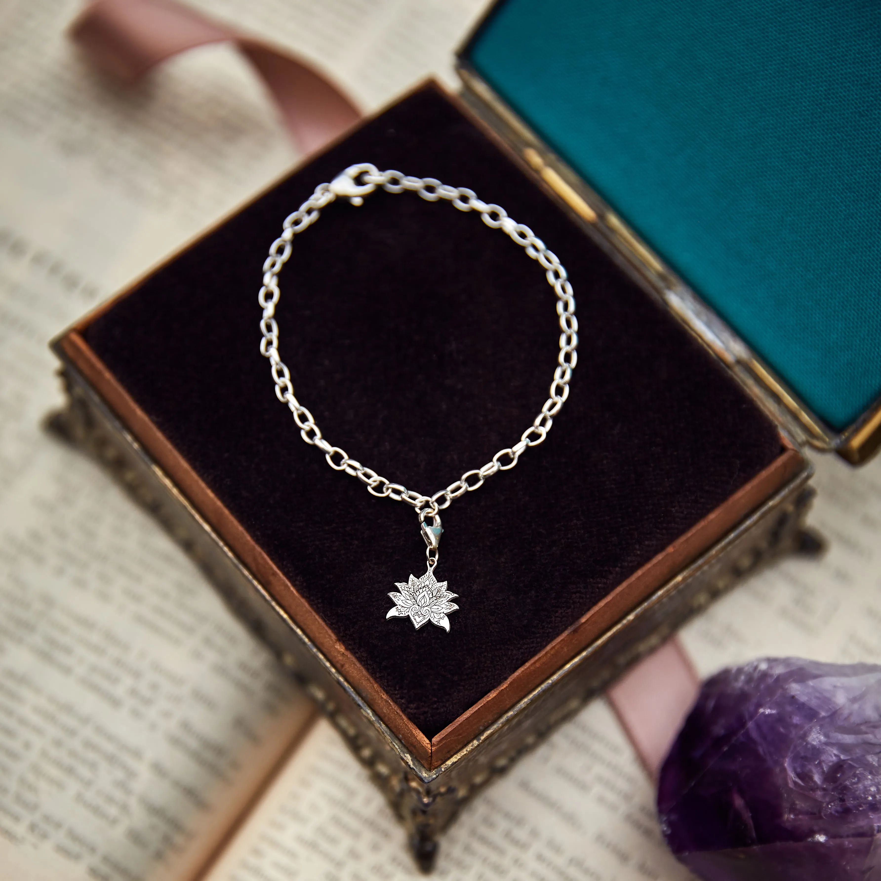Lotus Flower Charm