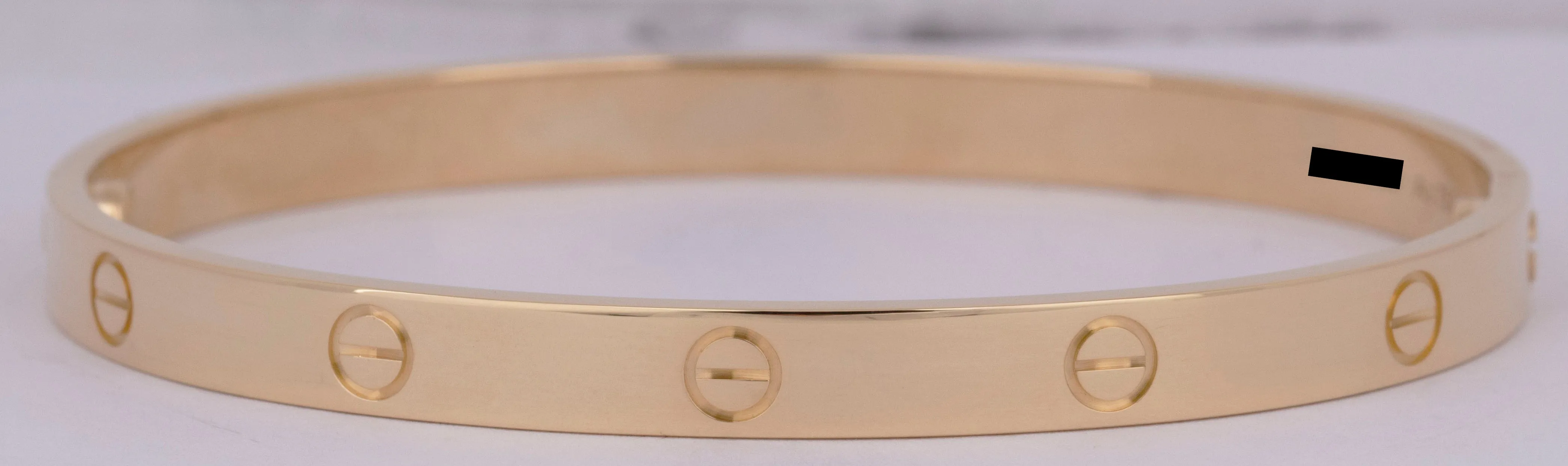 MINT 2023 PAPERS Cartier LOVE 18K Yellow Gold Bracelet Size 20 AU 750 BOX