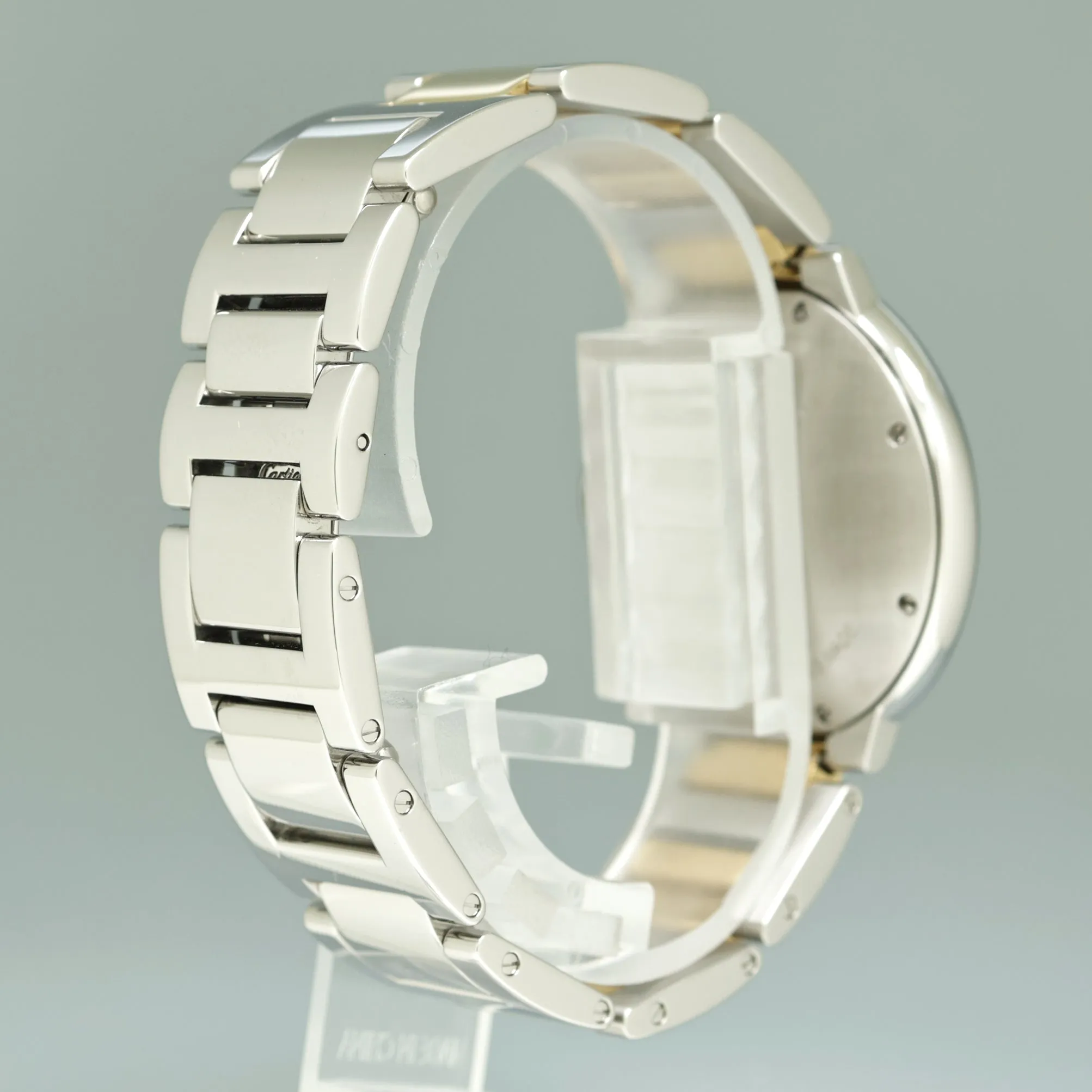 PAPERS MINT Cartier Ballon Bleu 3284  Mother of Pearl MOP Two Tone Gold 36mm Watch