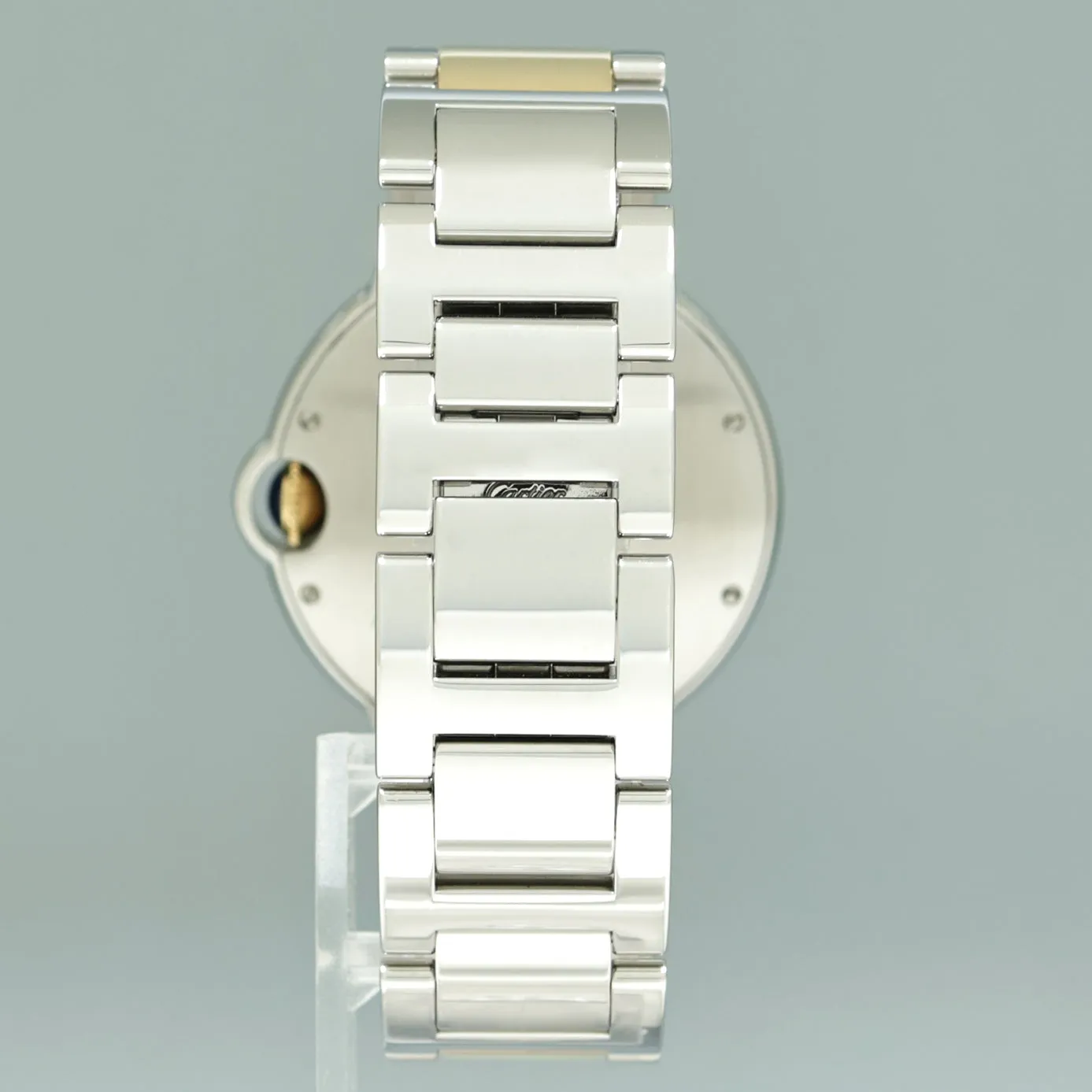 PAPERS MINT Cartier Ballon Bleu 3284  Mother of Pearl MOP Two Tone Gold 36mm Watch