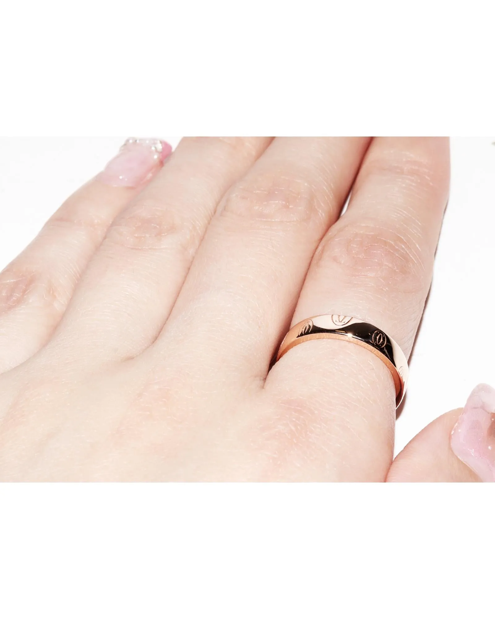 Rose Gold Happy Birthday Ring