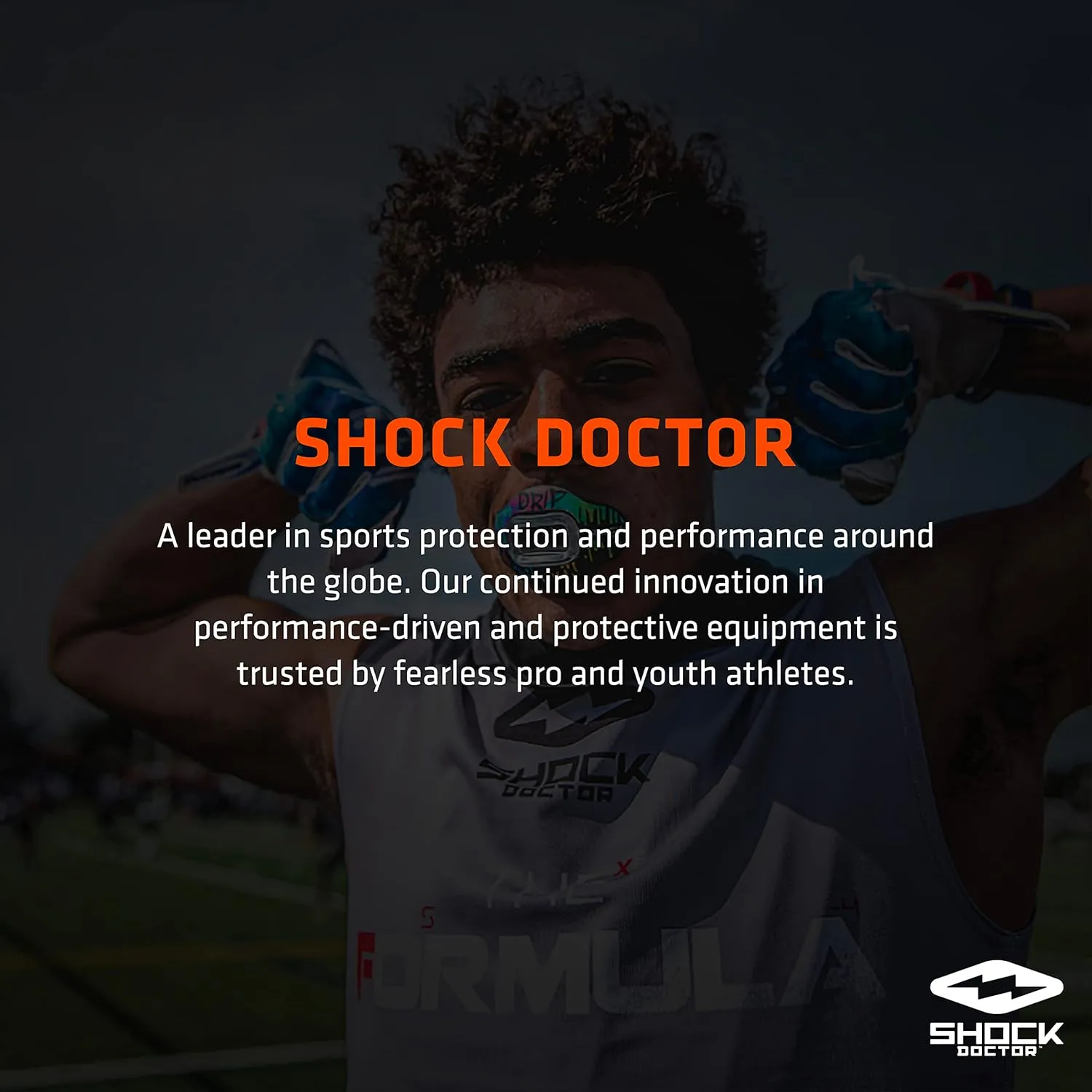 Shock Doctor Mouth Guard Case, Ventilated, Universal Storage for Mouthguard, Adult & Youth Sizes