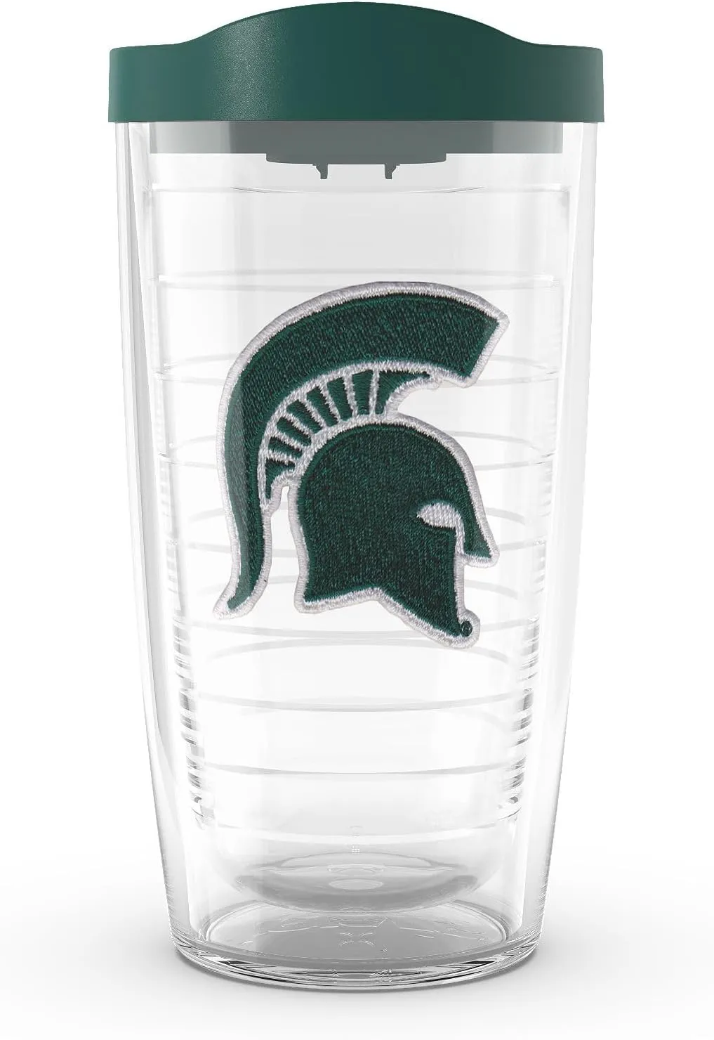 Tervis Made in USA Double Walled Michigan State University MSU Spartans Insulated Tumbler Cup Keeps Drinks Cold & Hot, 10oz Wavy - No Lid, Helmet