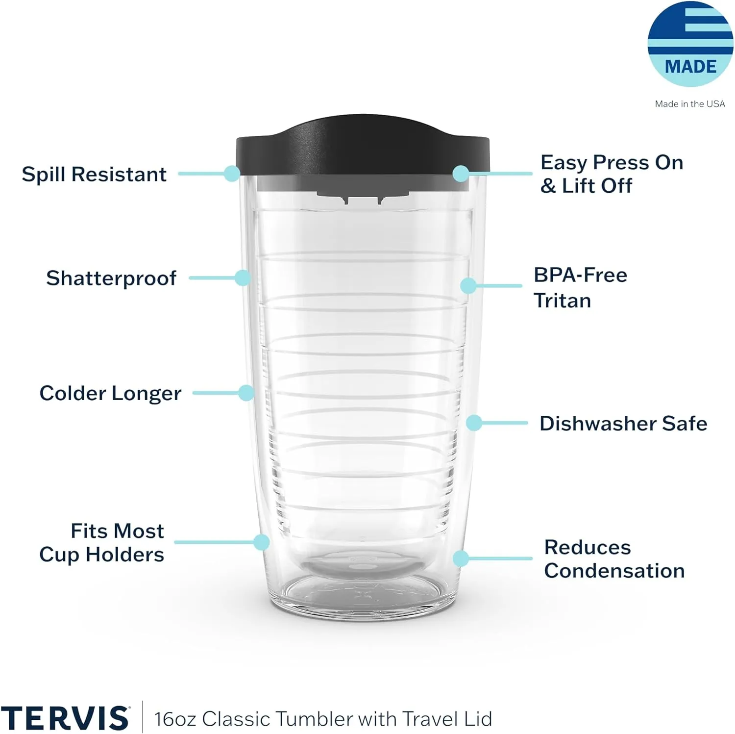 Tervis Made in USA Double Walled Michigan State University MSU Spartans Insulated Tumbler Cup Keeps Drinks Cold & Hot, 10oz Wavy - No Lid, Helmet
