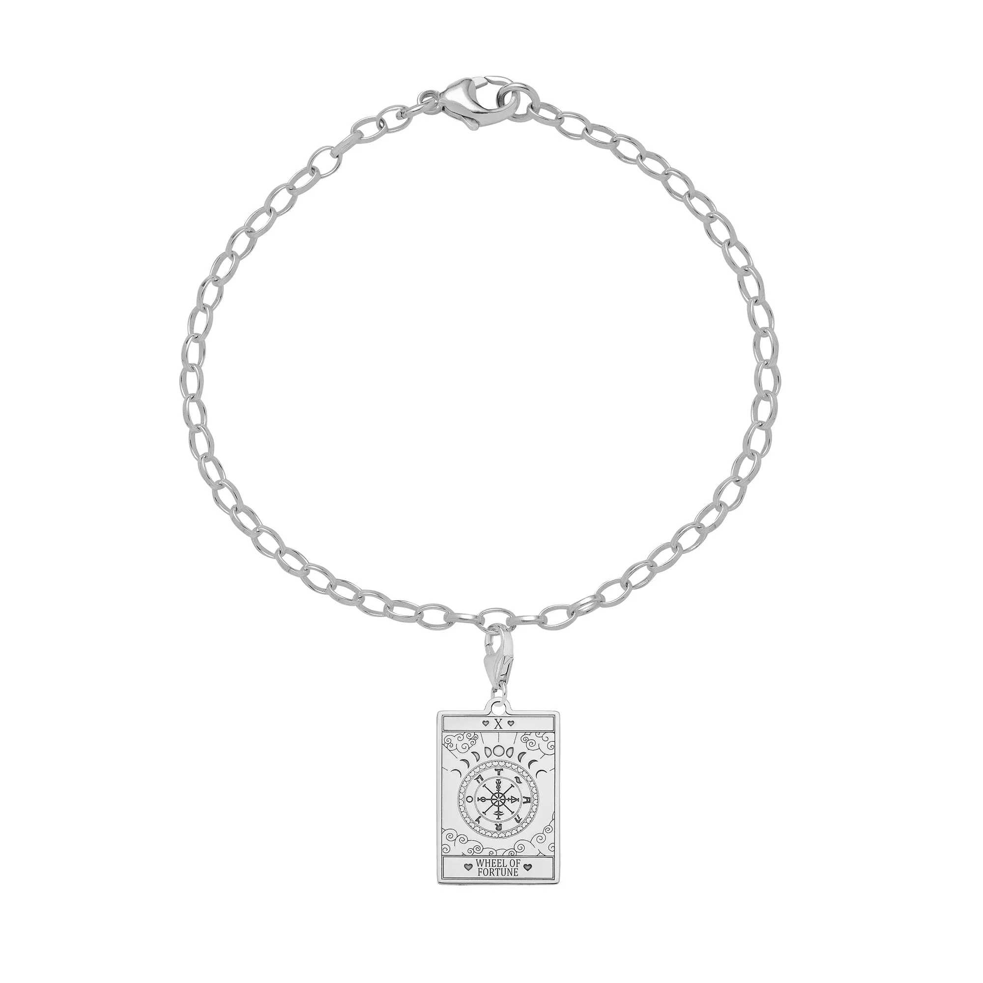 The Wheel Of Fortune Tarot Charm